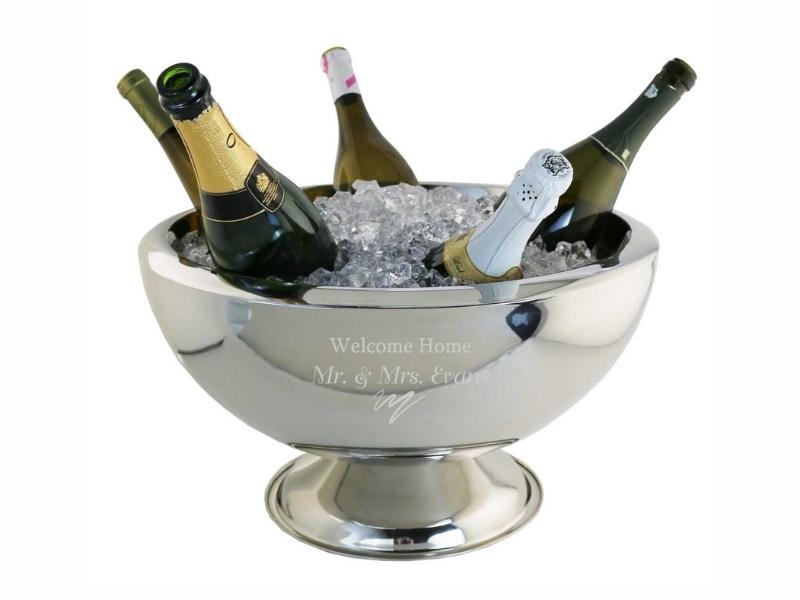 Personalized Wine Bowl for personalized engagement gift ideas