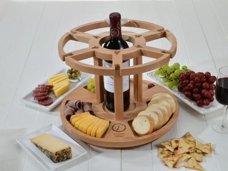 Personalized Wine & Cheese Carousel for personalized engagement gifts