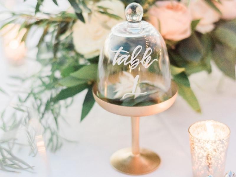 Personalized Wedding Table Numbers for custom engagement gifts