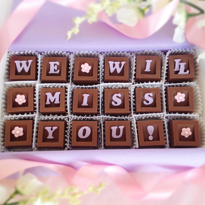 Going Away Gifts For Coworkers: Chocolates With A Meaningful Message