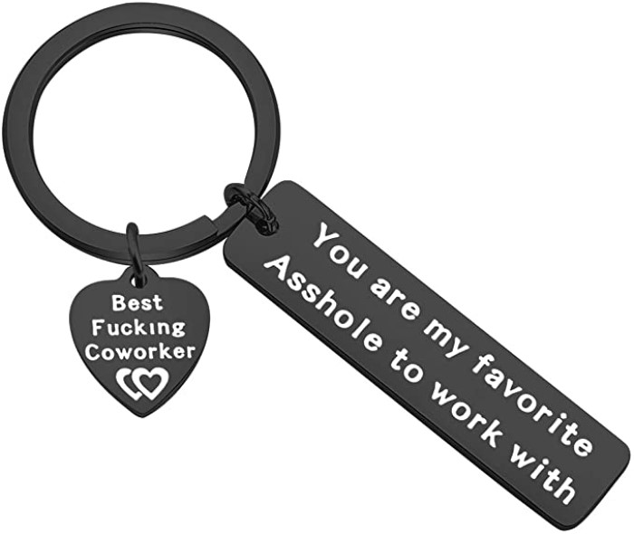 Going Away Gifts For Coworkers: A Practical Joke Keychain