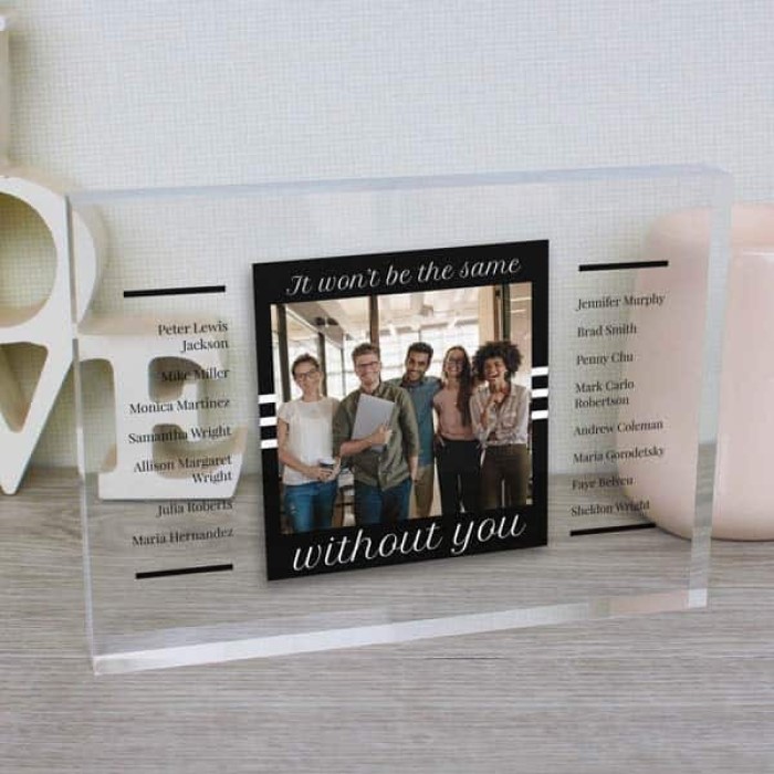 Farewell Gift - Personalized Engraved Wooden Photo Frame - Incredible Gifts-kimdongho.edu.vn