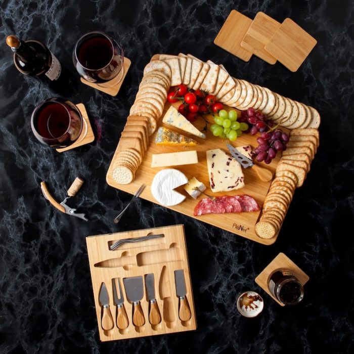 Cheese Board And Knives Set for cute gifts for engaged friend