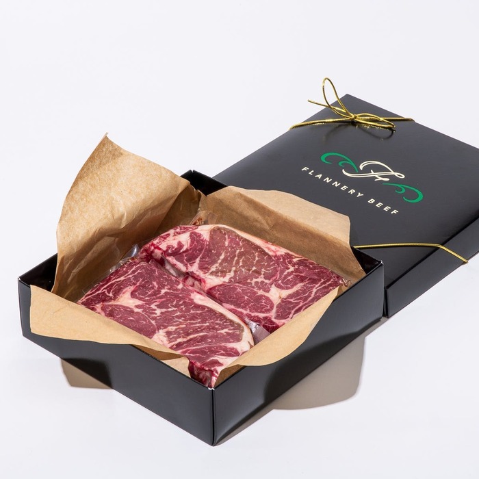 Fathers Day gifts for husband - Flannery Beef California Reserve Ribeye Steaks Gift Box