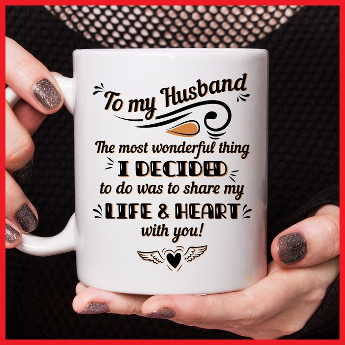 Coffee Mug With Romantic Poem for chilly nights