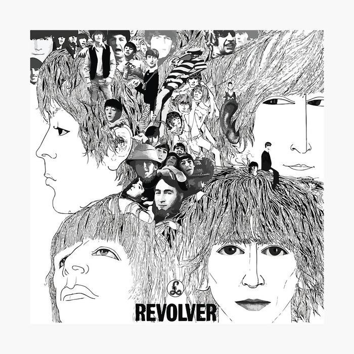 Revolver Album Cover Framed Art Print And Chronicle Photo Book