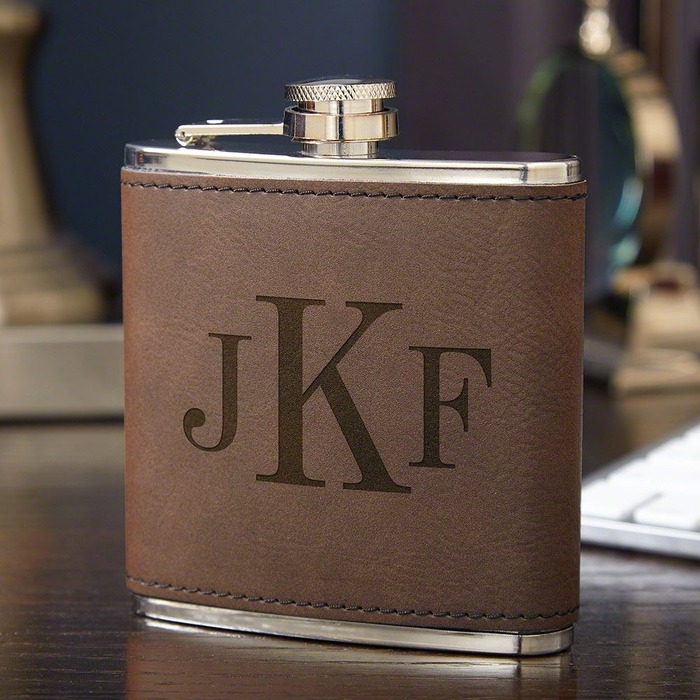 Father's day gifts for a stepdad - Personalized Flask