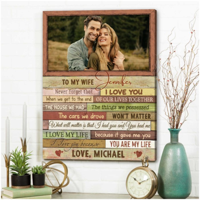 I Love You Canvas Wall Art