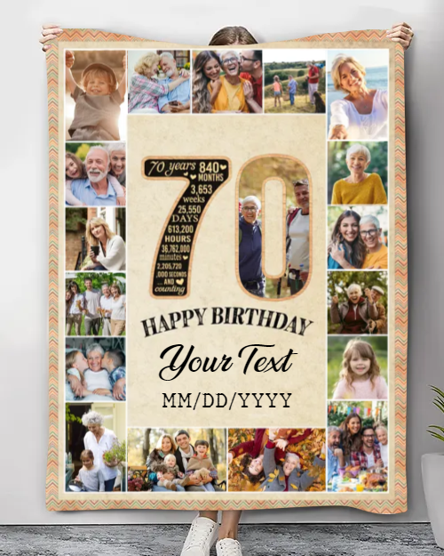 Unique Gift For 70th Birthday