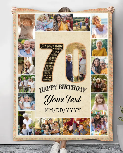 70th birthday gift for clearance dad