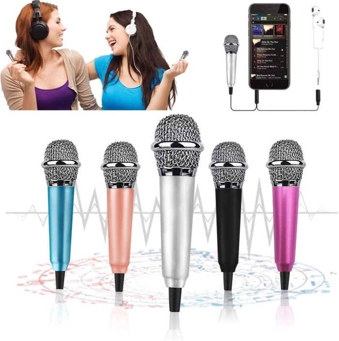 funny gifts for her: Tiny Karaoke Microphone