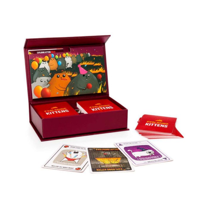 funny gifts for a woman: Exploding Kittens Game