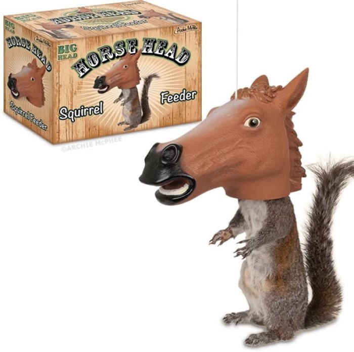 gag gifts for women: Horse-Headed Squirrels