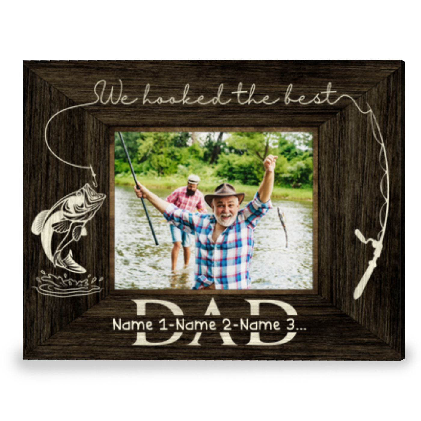 Best Fishing Gift For Dad Personalized Gift For Fisherman Canvas