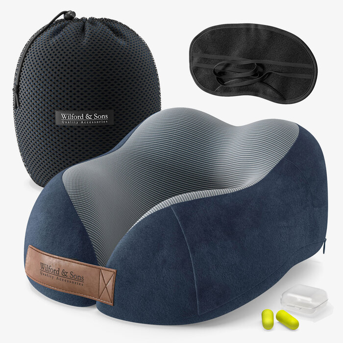 Travel pillow set: practical retirement gifts for him