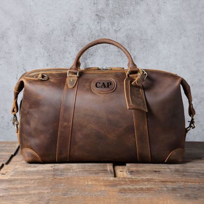 Custom duffle bags: cool gift for retired guys