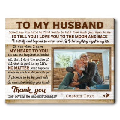 personalized husband canvas gift for husband 01