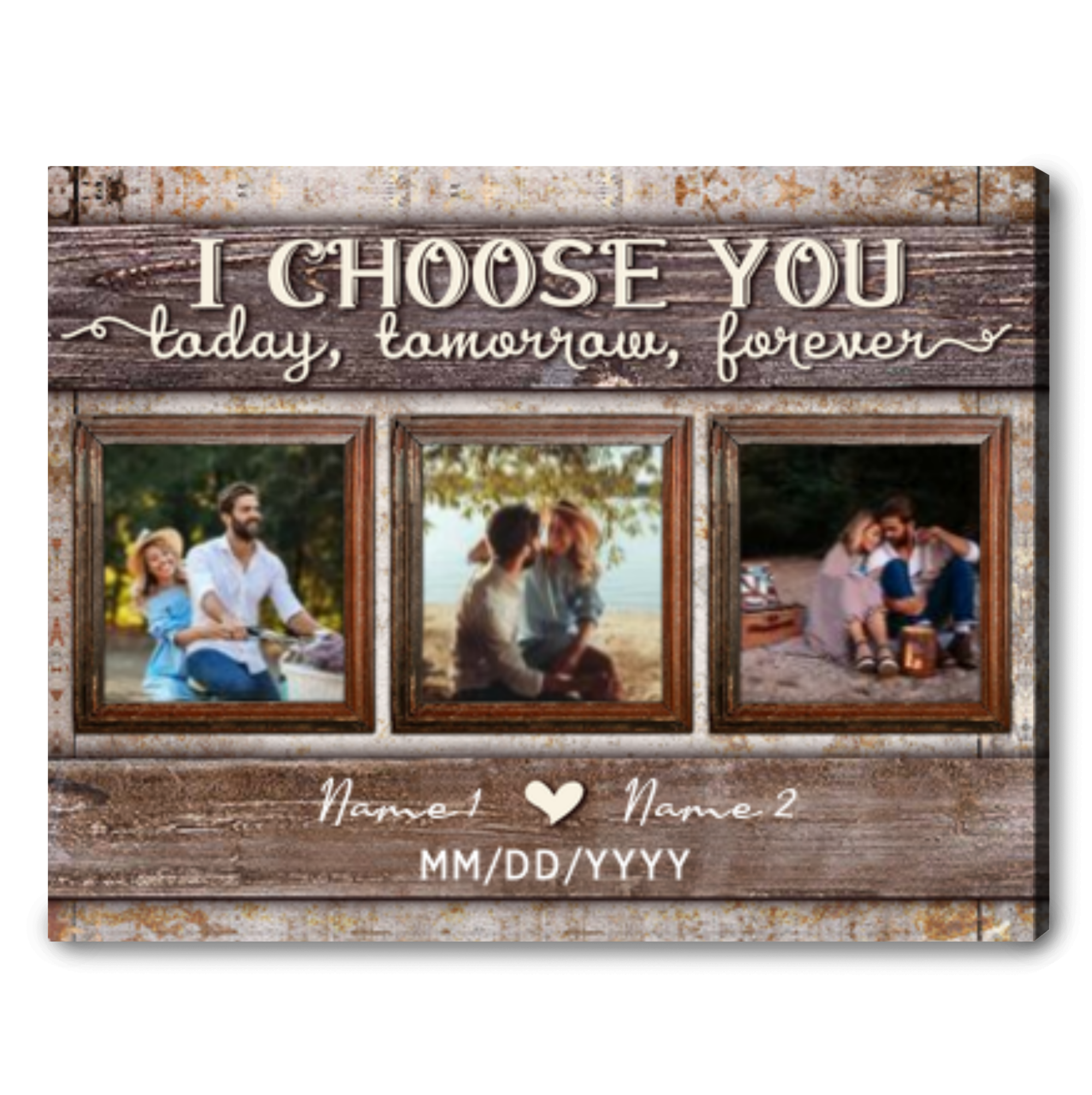 wedding gifts ideas for couple personalized photo and name marriage gifts 01