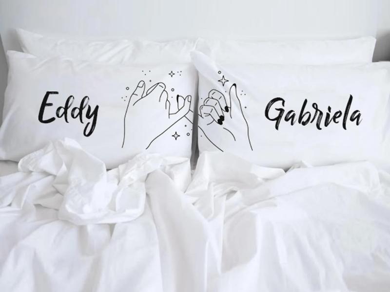 Couple Pillow For Engagement Gift Ideas For Friends