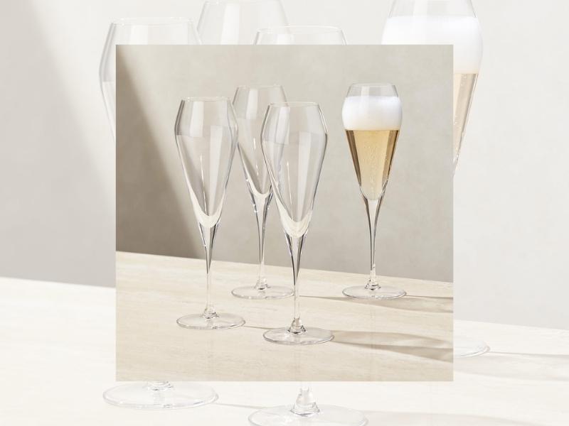 Champagne Flutes For Unique Engagement Gifts For Best Friend