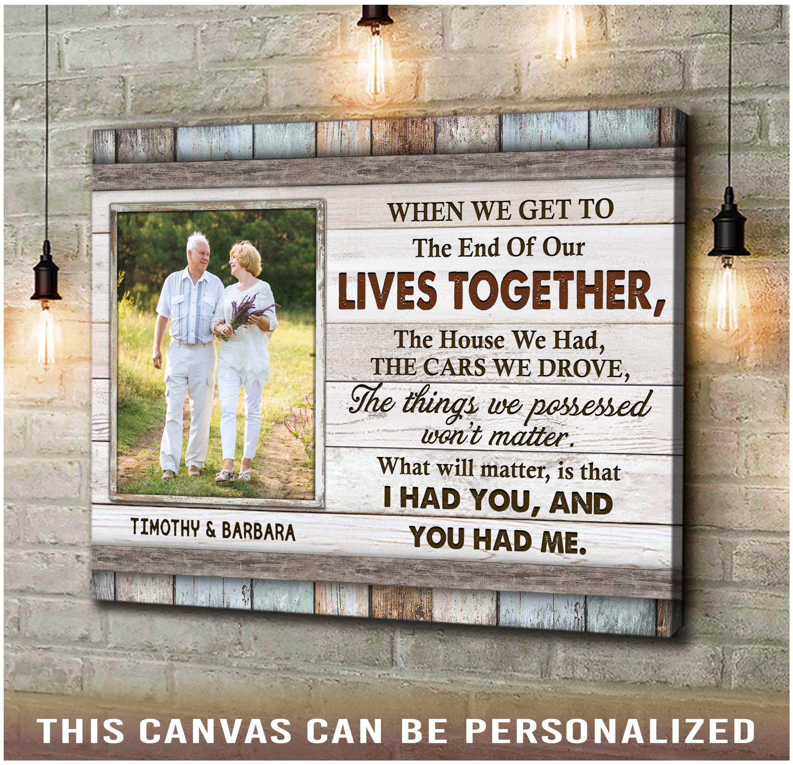 custom anniversary gift marriage gift for old couple 03