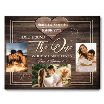 customized anniversary gift for couple personalized gift for wife for husband canvas print 01