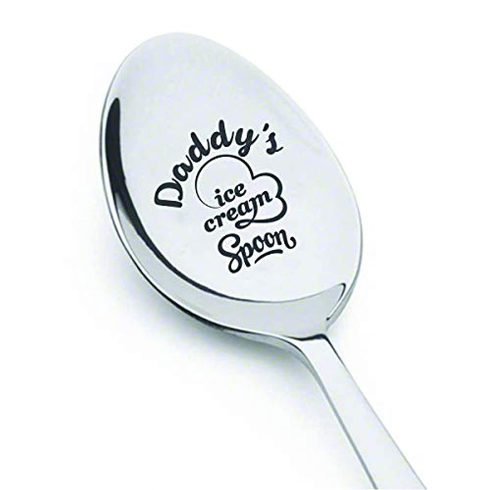 Cheap Father’s Day Gift - Personalized Dad'S Ice Cream Spoon