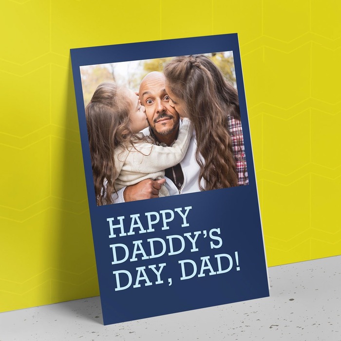 cheap Father’s Day gift - Custom Photo Card