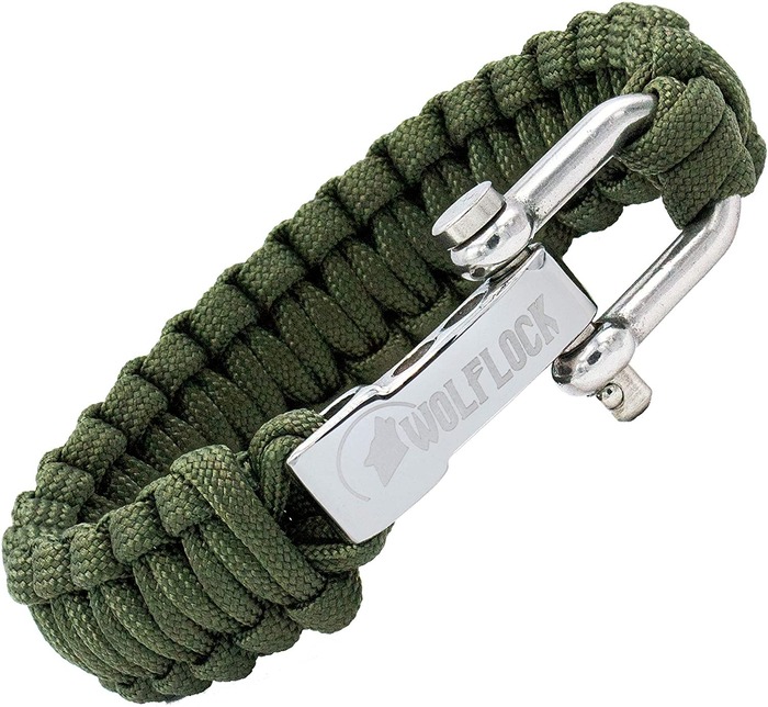 cheap Father’s Day gift - Carabiner Paracord Bracelet