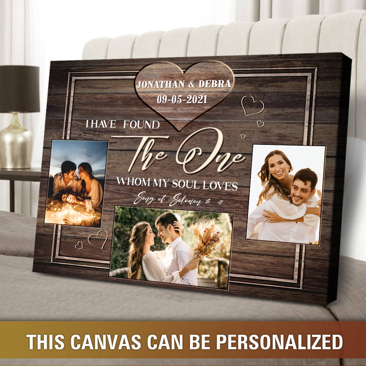 Creative Couple Gift Ideas Wedding Gift From Husband Custom Photo Canvas  Print - Oh Canvas