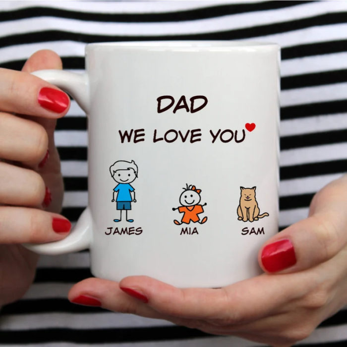 Gym Dad Like A Normal Dad - Personalized Fitness Mug for Dad and Fitness  Lovers