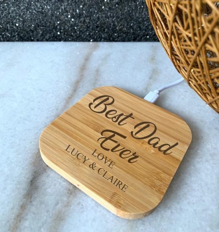 Bamboo Charging Station - 50Th Birthday Gifts For Dad