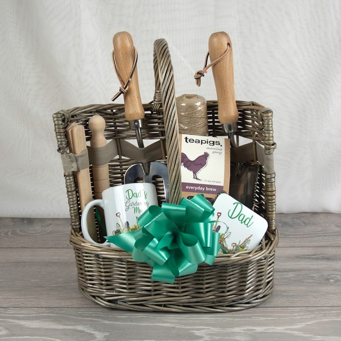 Gardening Gift Basket For Cool Male Retirement Gift