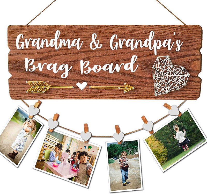 Personalized Grandpa Present - Brag Board