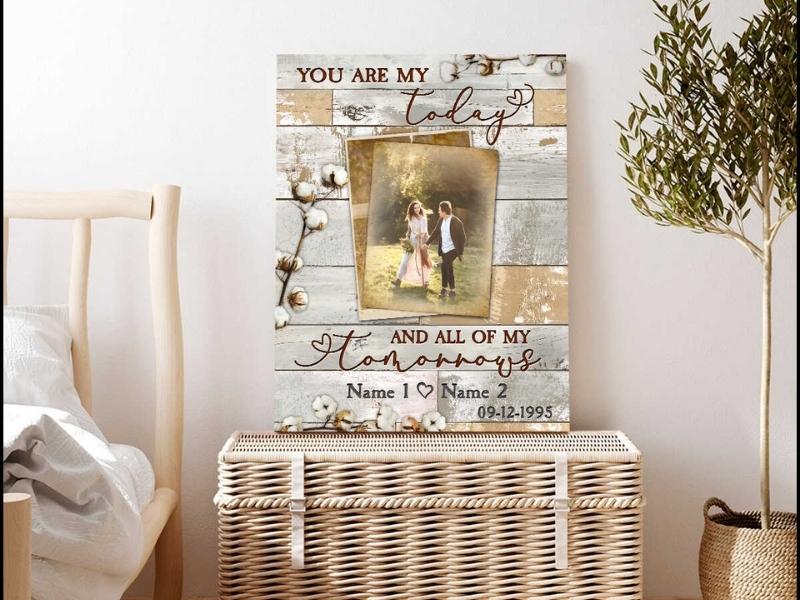 Custom Canvas Prints for funny gifts for newly engaged couples