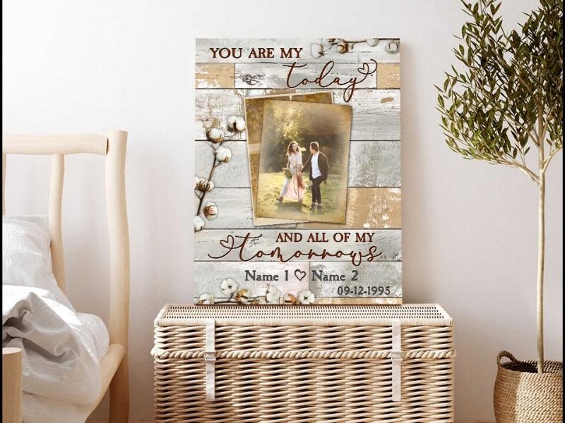 Custom Canvas Prints For Funny Gifts For Newly Engaged Couples