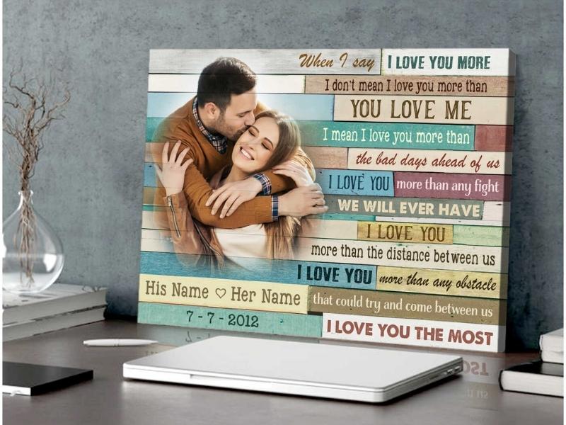 I Love You - Funny Cute Engagement Gifts for Couples, Gift for