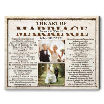 wedding gift for new couple marriage couple canvas print 01