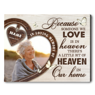 memorial gift ideas personalized sympathy gifts canvas wall art decor 01