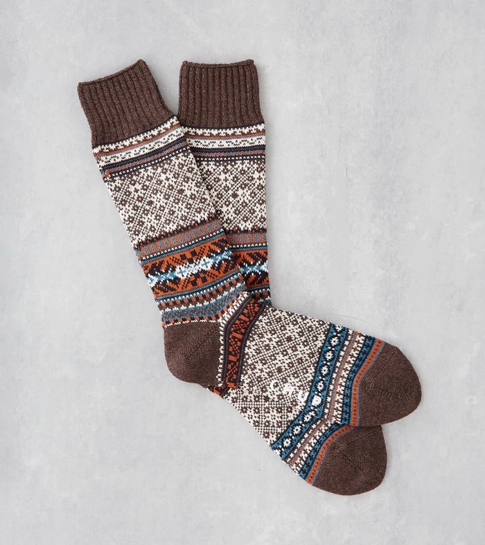 luxury Father’s Day gift ideas - Loro Piana Fair Isle Cashmere Socks