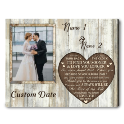 anniversary gift for couple personalized gift canvas wall art 01