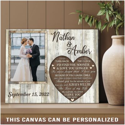 anniversary gift for couple personalized gift canvas wall art 02