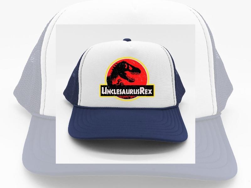 “Unclesaurus Rex” Hat For The Father'S Day Present For Uncle