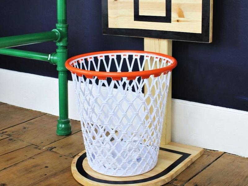 Basketball Wastebasket For The Father'S Day Gift For Uncle