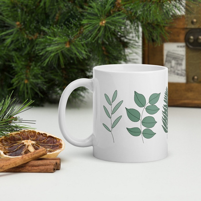 Last Minute Diy Gifts For Boyfriend - Botanically Decorated Mugs  