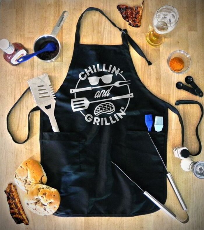 Grilling apron: lovely Father's day gift for brother from sister