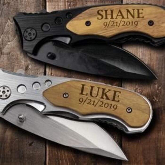 Custom engraved knife: best Father's Day gift for brother