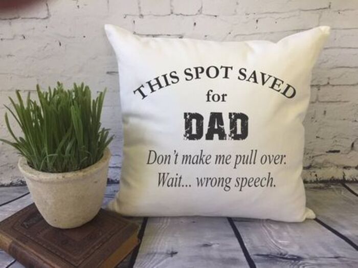 Dad'S Spot Throw Pillow: Unique Father'S Day Gift Ideas For Brother