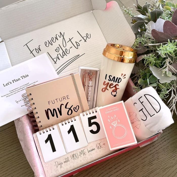 Engagement Items For Bride - Miss To Mrs Bridal Box Subscription