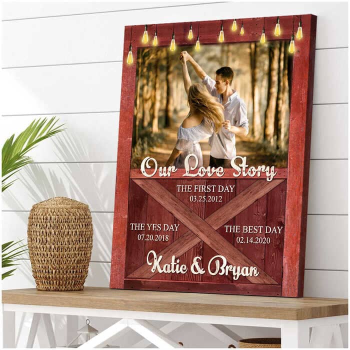 engagement gifts for bride - Inspired Print Store Custom Couple Print